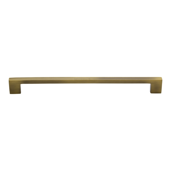 C0337 256-AT • 256 x 276 x 30mm • Antique Brass • Heritage Brass Metro Cabinet Pull Handle